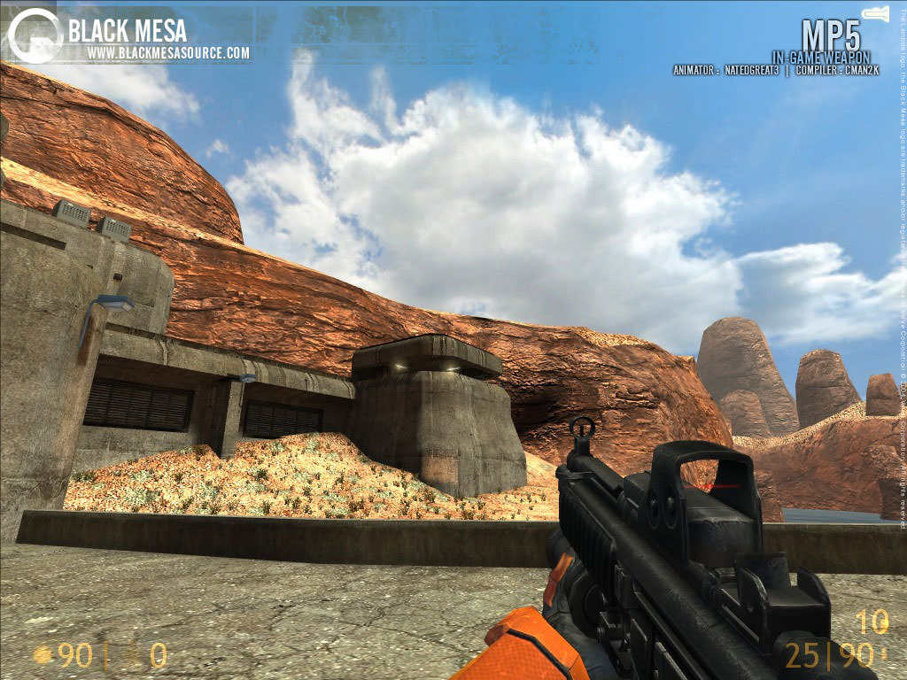 Black mesa source. Mp5 half Life Black Mesa. Black Mesa SMG.