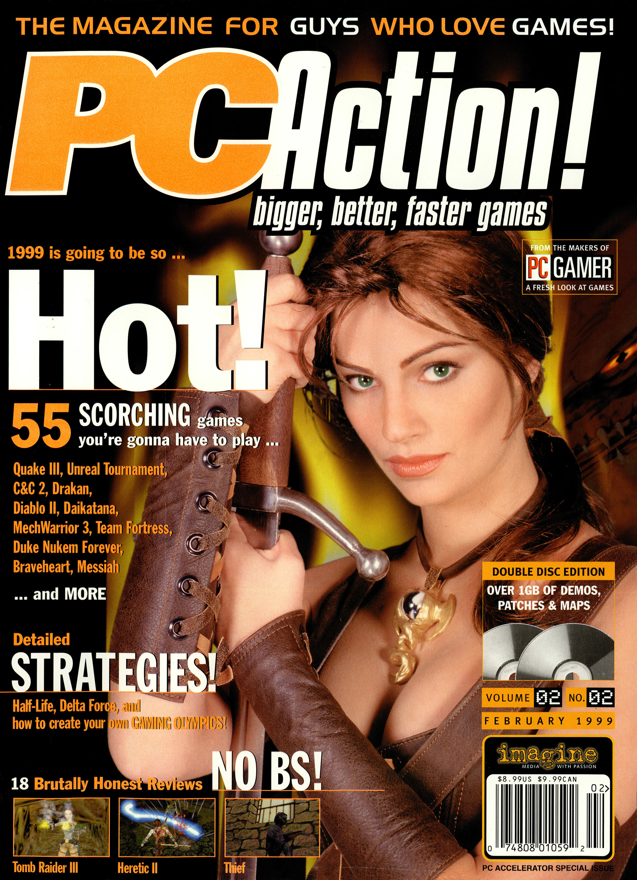 Февраль 1999. Журнал PC Accelerator. FHM игра. PC Accelerator. 139 Days before 24 February 1999.